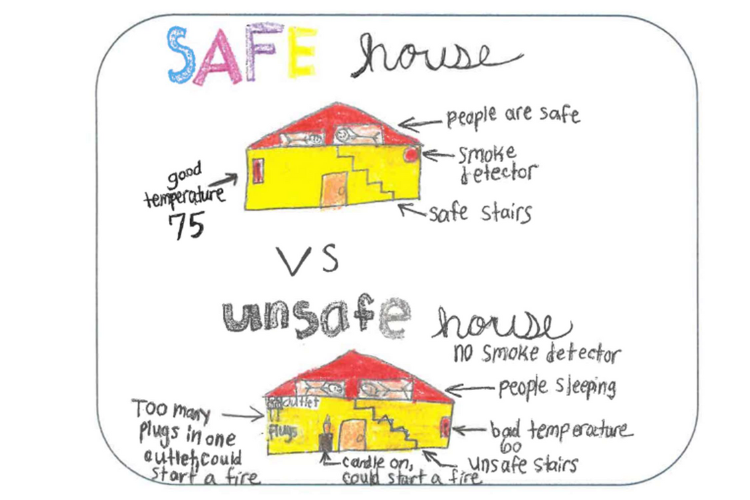 safe house drawing